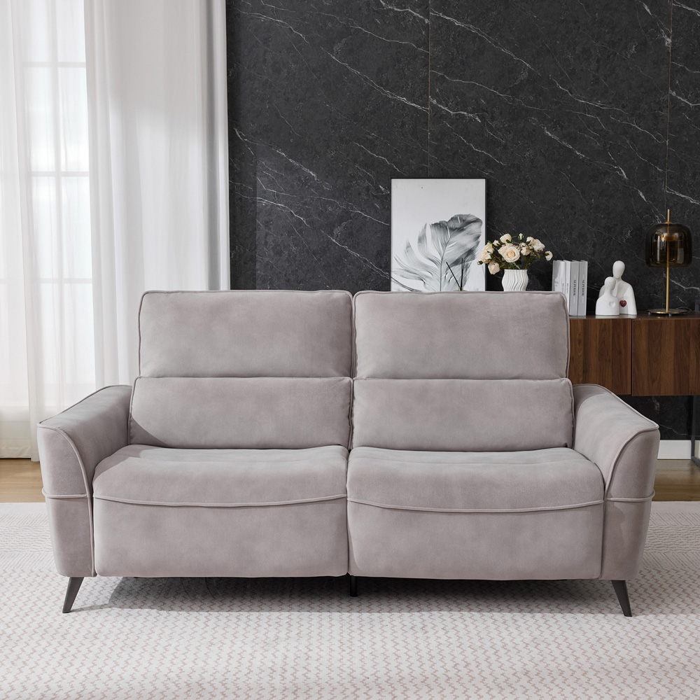 Astoria 3 Seater Oyster Recliner Sofa Image 5