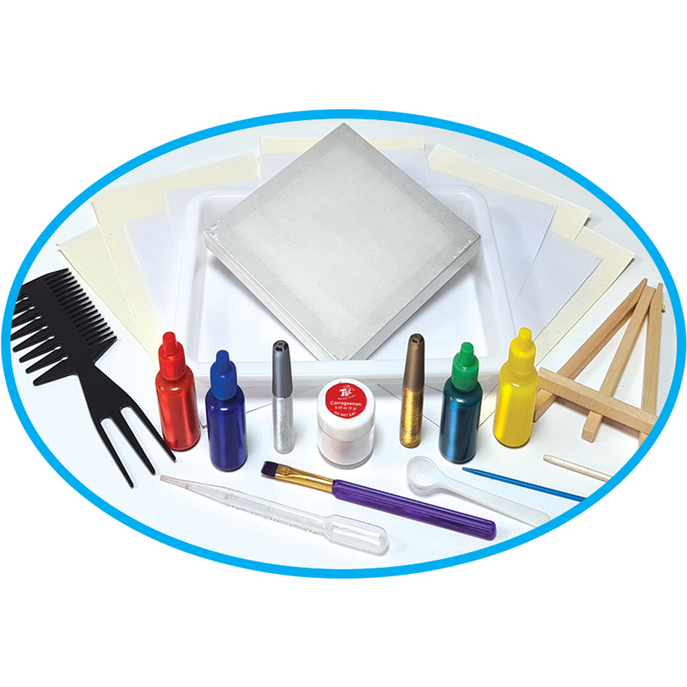 Small World Toys Make Your Own Marbling Art Studio Kit Image 2