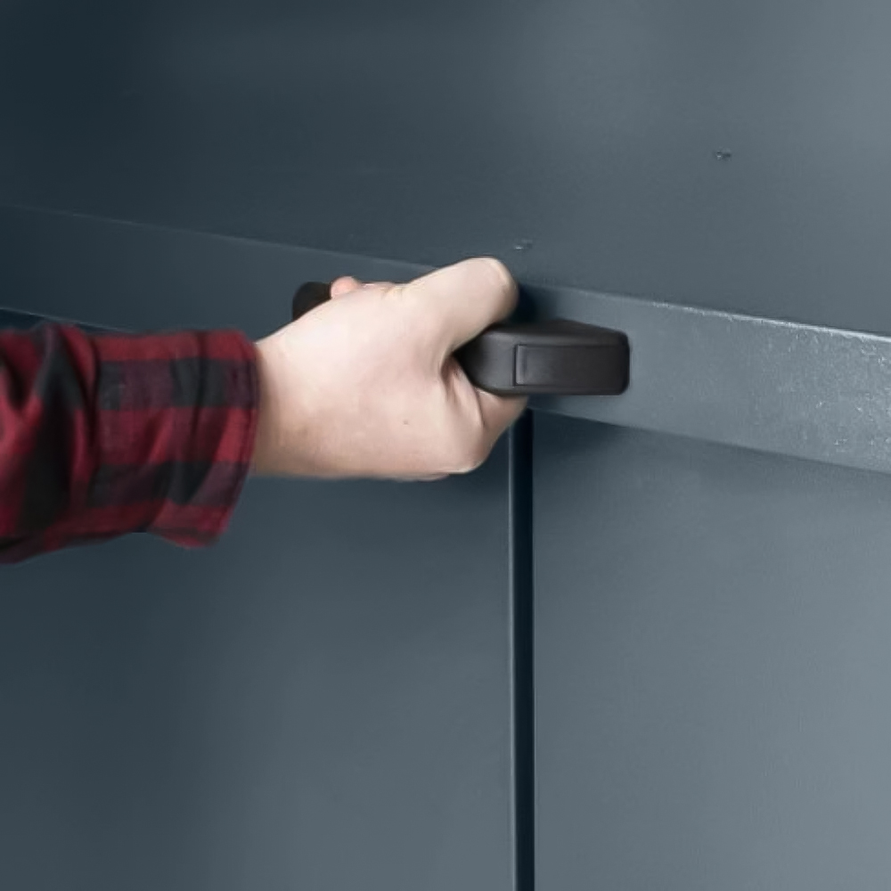 Asgard Access E Plus 8 x 4ft Double Door Green Garden Shed Image 5