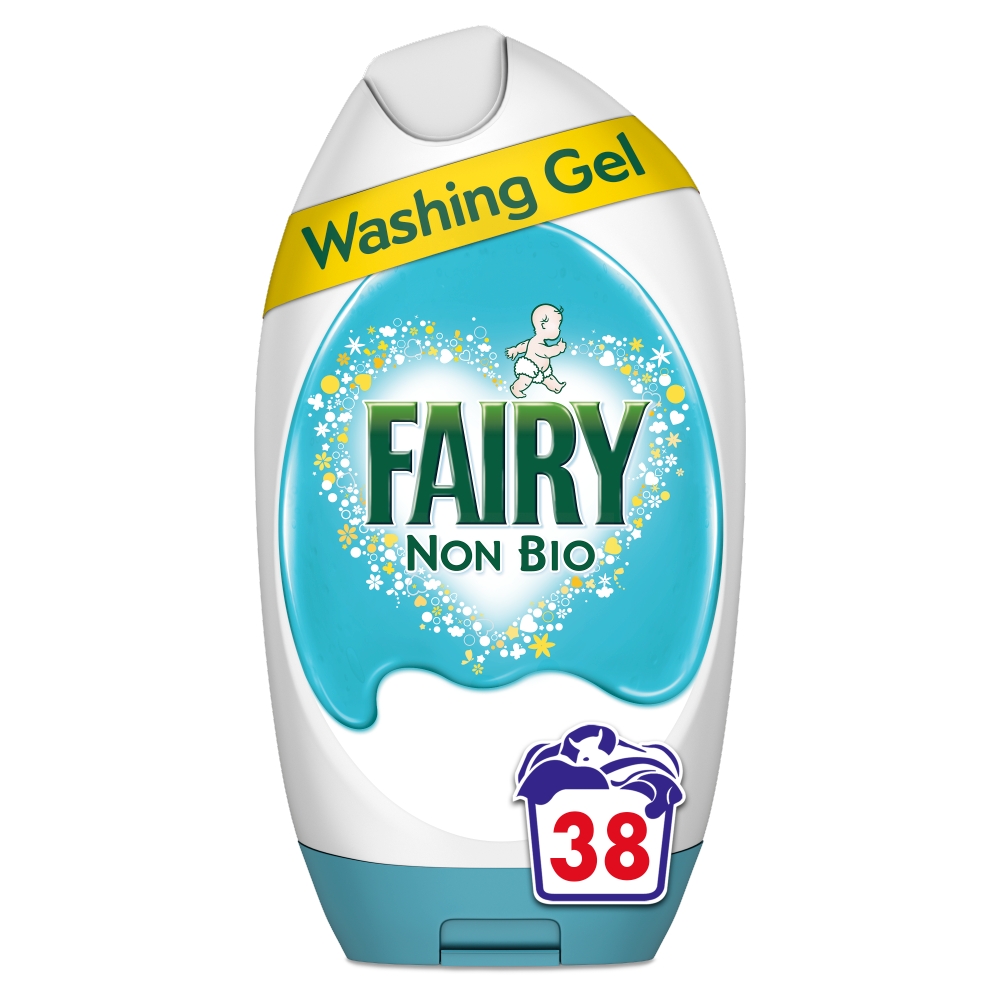 Fairy Non Bio Washing Gel Original 38 Wash Image 1