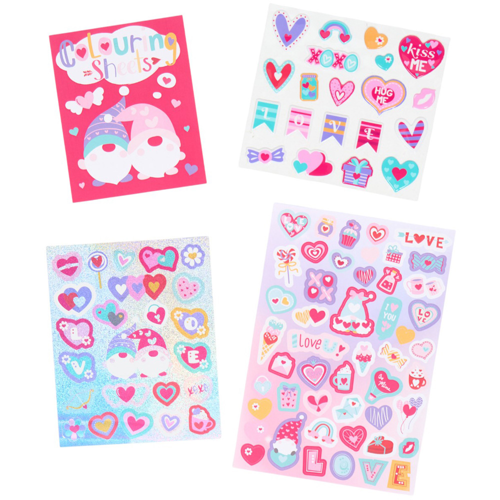 Love Colouring Sheets and Stickers Image 2
