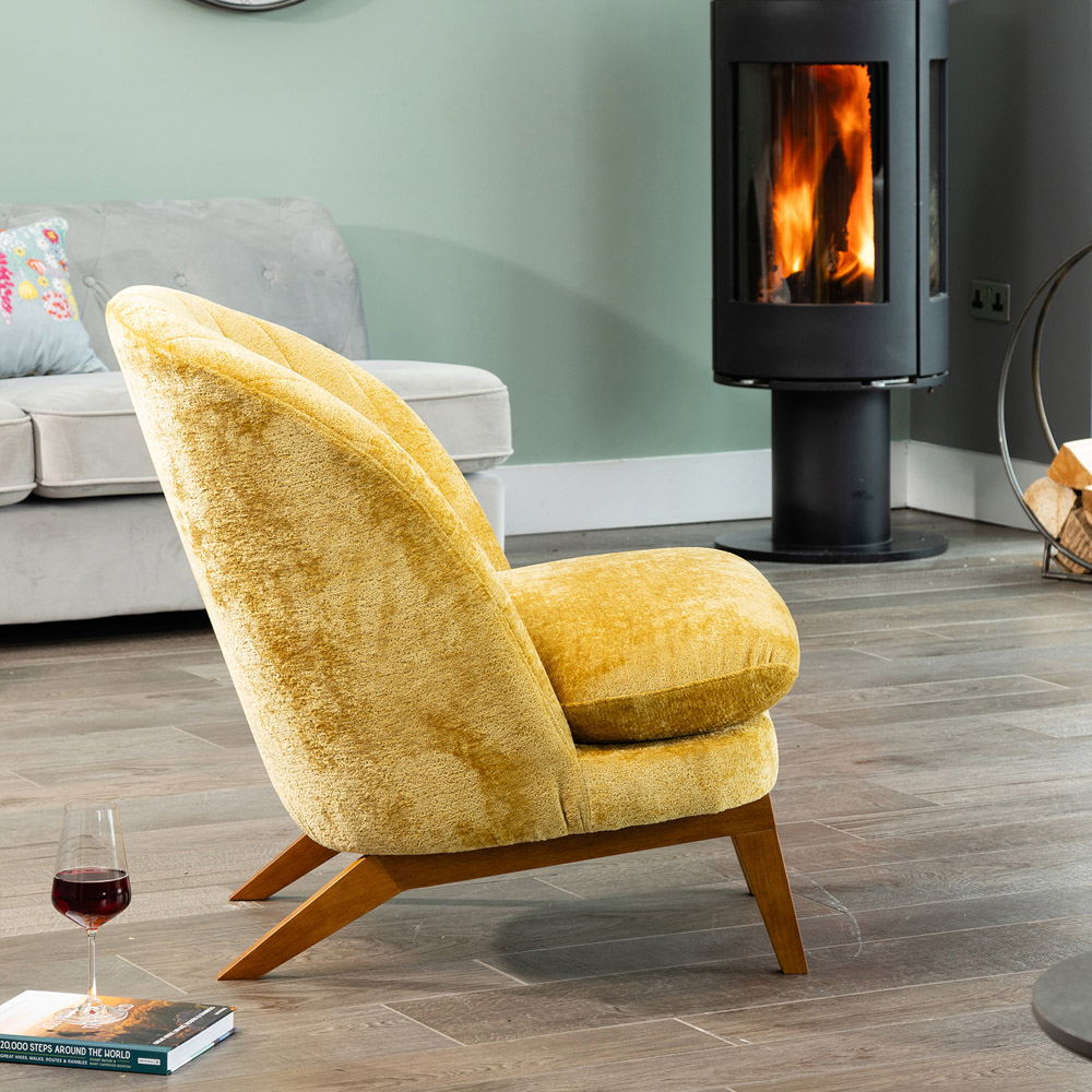 Artemis Home Mateo Mustard Accent Chair Image 3