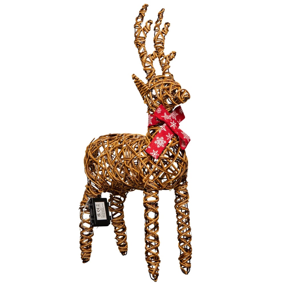 Samuel Alexander Light Up Brown Reindeer Christmas Decoration Image 1