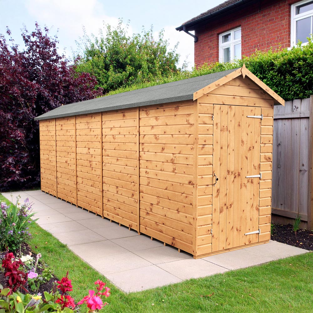 Empire Sheds 4 x 20ft Tongue and Groove Wooden Apex Garden Shed Image 2