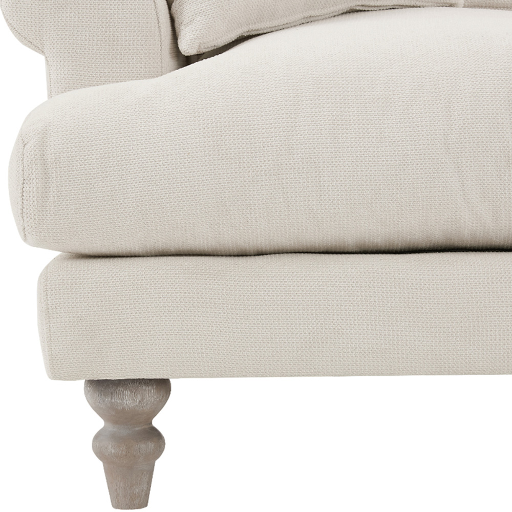 Home Detail Churchill 3 Seater Ivory Linen Sofa Image 8