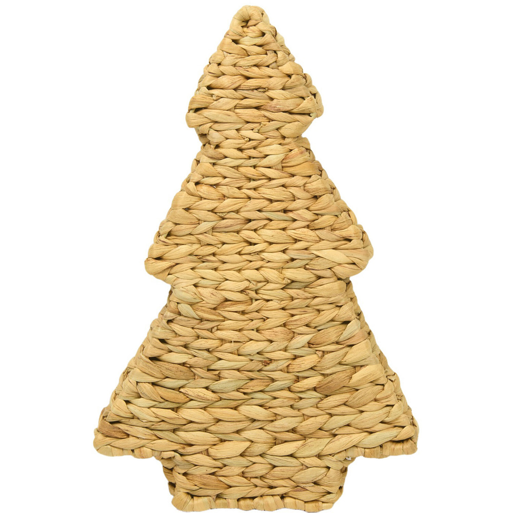 Water Hyacinth Christmas Tree Tray Natural Image 2