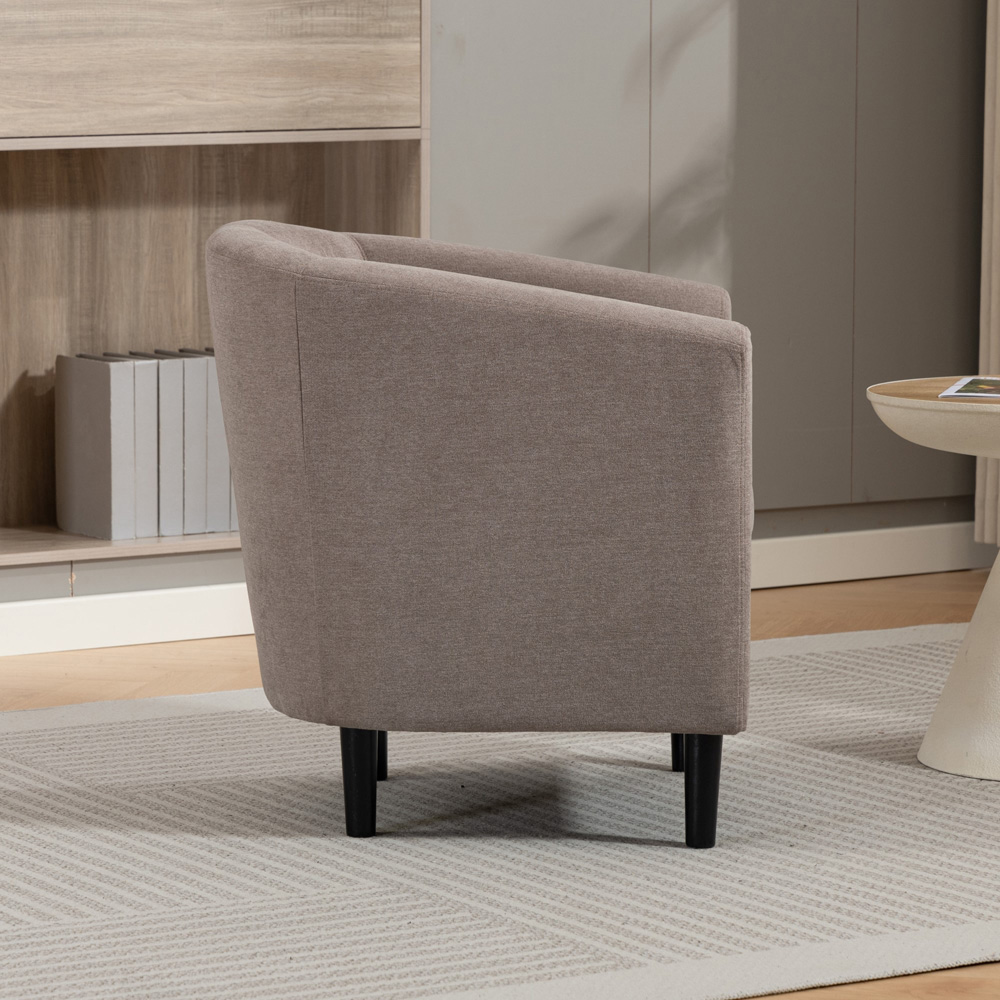 Artemis Home Beulah Brown Fabric Accent Chair Image 5