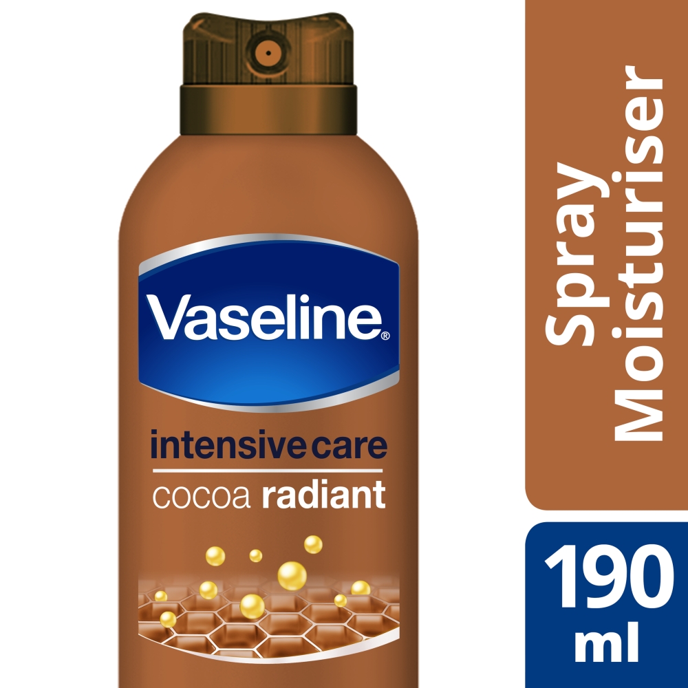 Vaseline Intensive Care Cocoa Spray Moisturiser 190ml Image