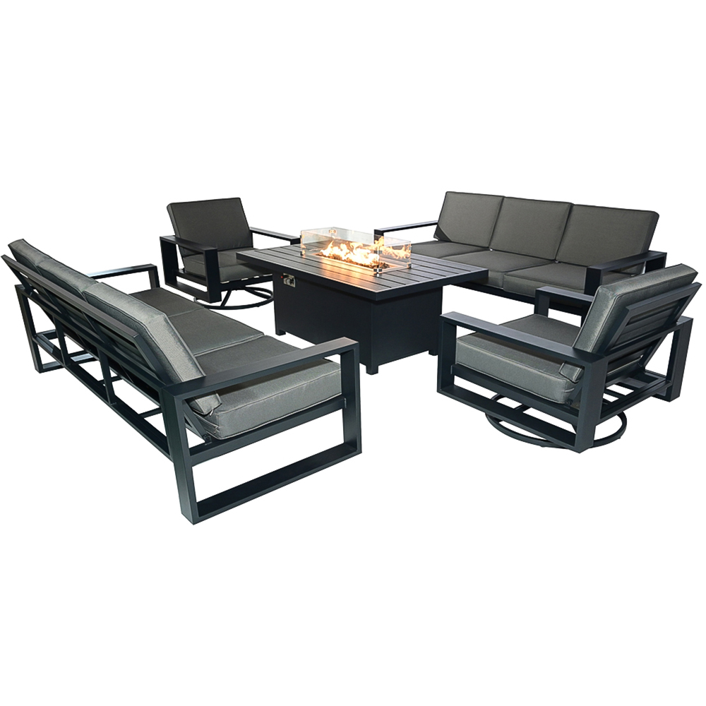Furniture One 8 Seater Aluminium Garden Dining Set Image 3