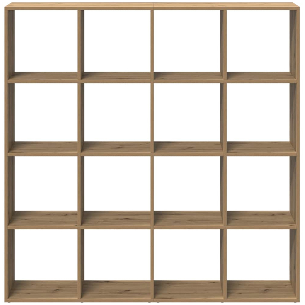 vidaXL 16 Shelf Artisan Oak Bookcase Image 5