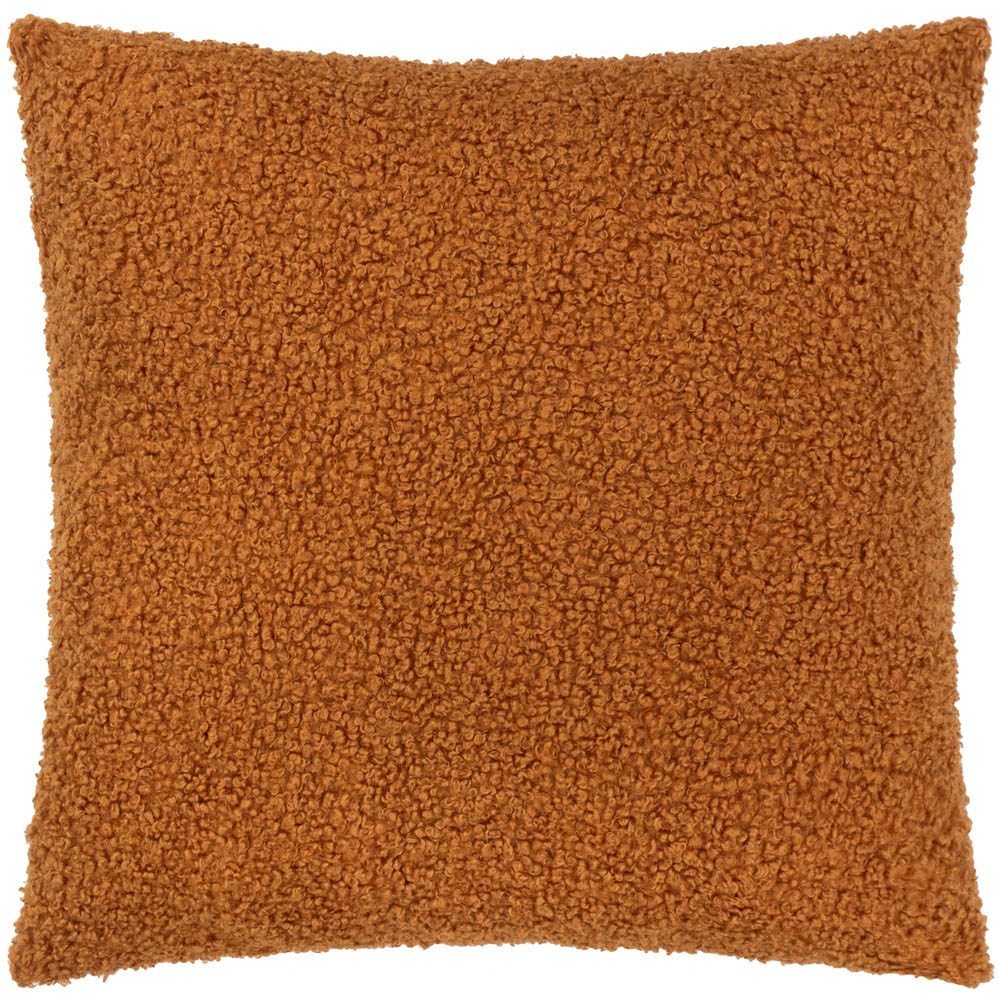 Yard Cabu Ginger Chunky Boucle Reversible Cushion 55 x 55cm Image 1