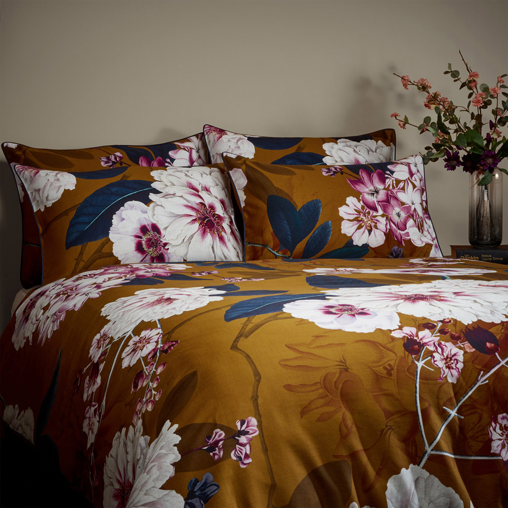 Paoletti Kyoto Double Floral Duvet Cover Set Image 4