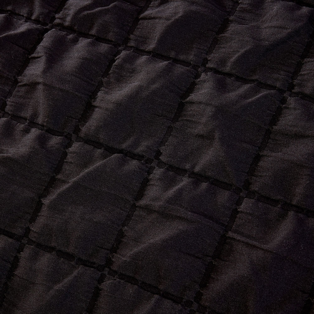 Kingston Check Duvet Set Black Single Image 5