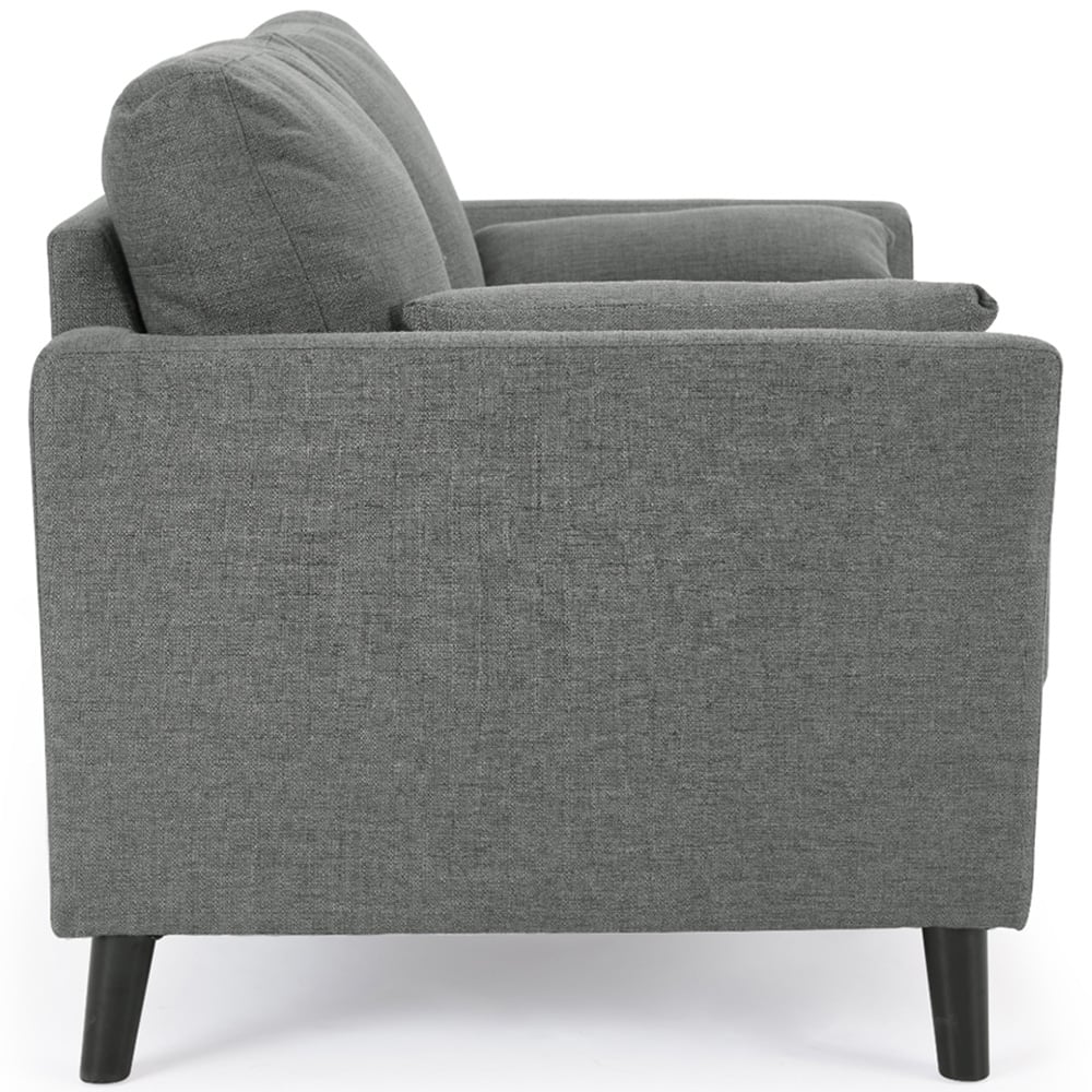 Home Detail Stella 2 Seater Grey Velvet Sofa Image 4