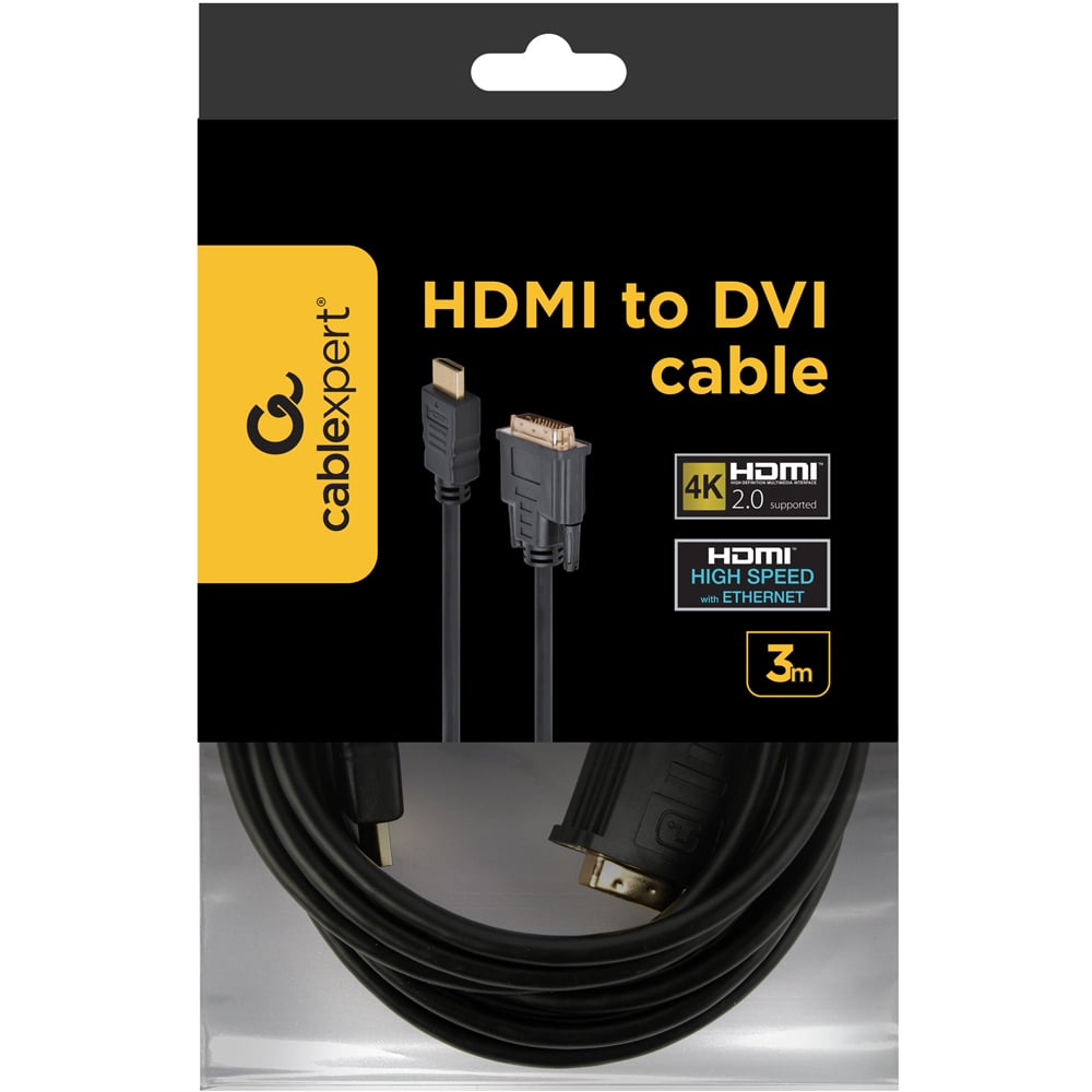 Cablexpert 3m HDMI to DVI Cable Image 3