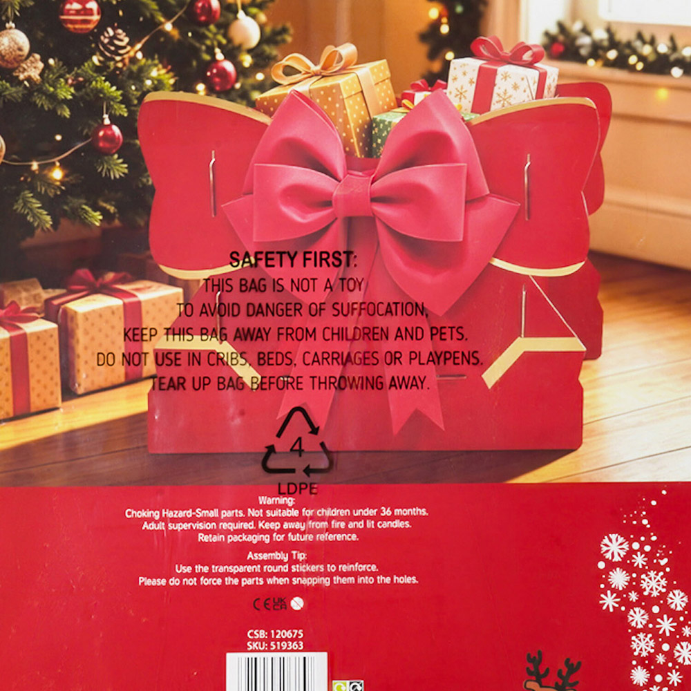 Giant Bow Present Hamper Kit Image 7