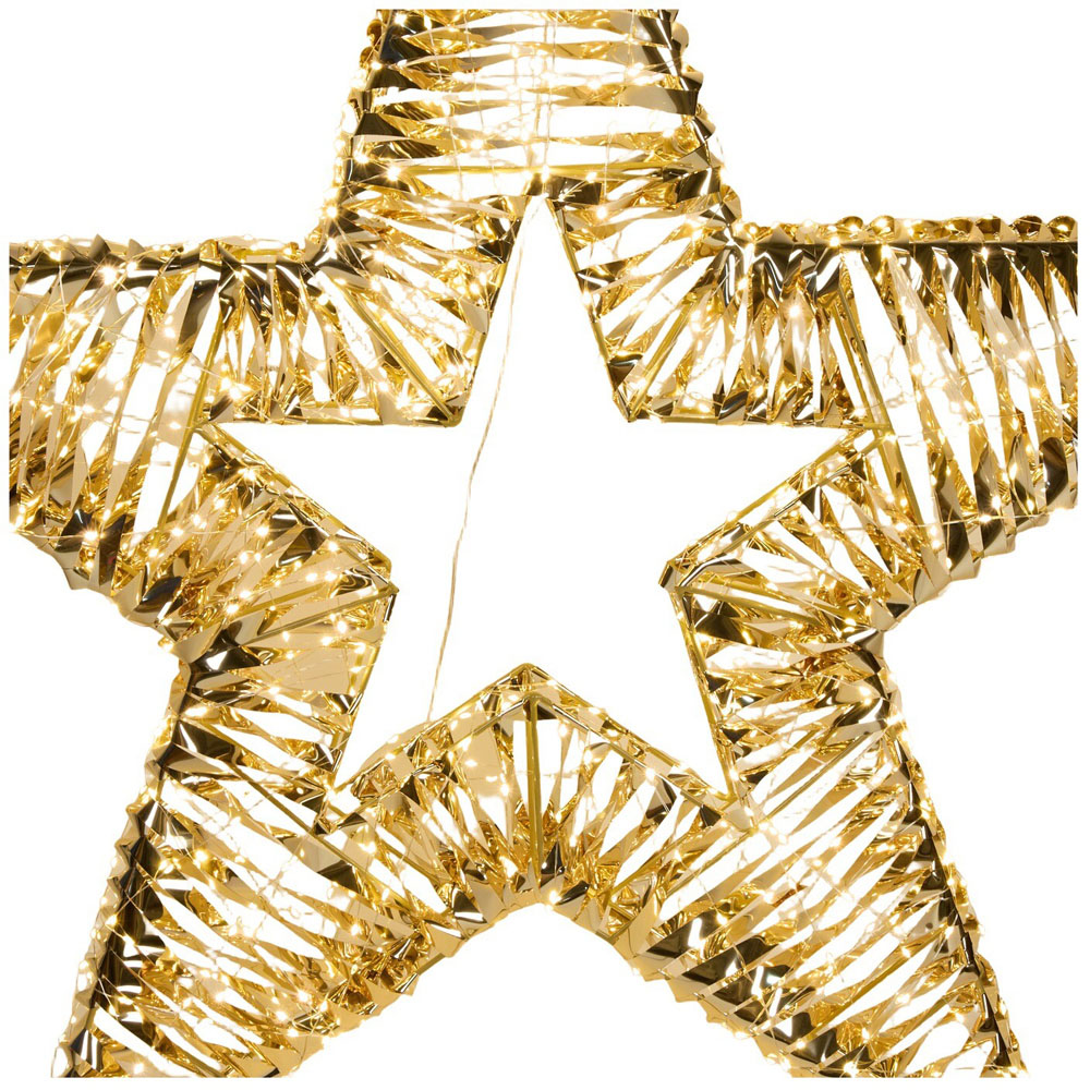Extra Large LED Star Decoration Gold Image 7