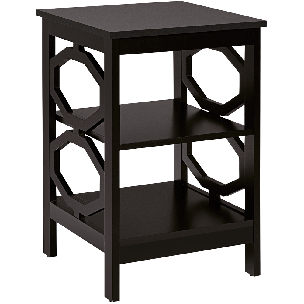 Costway 2 Shelf Coffee Bedside Table Image 2