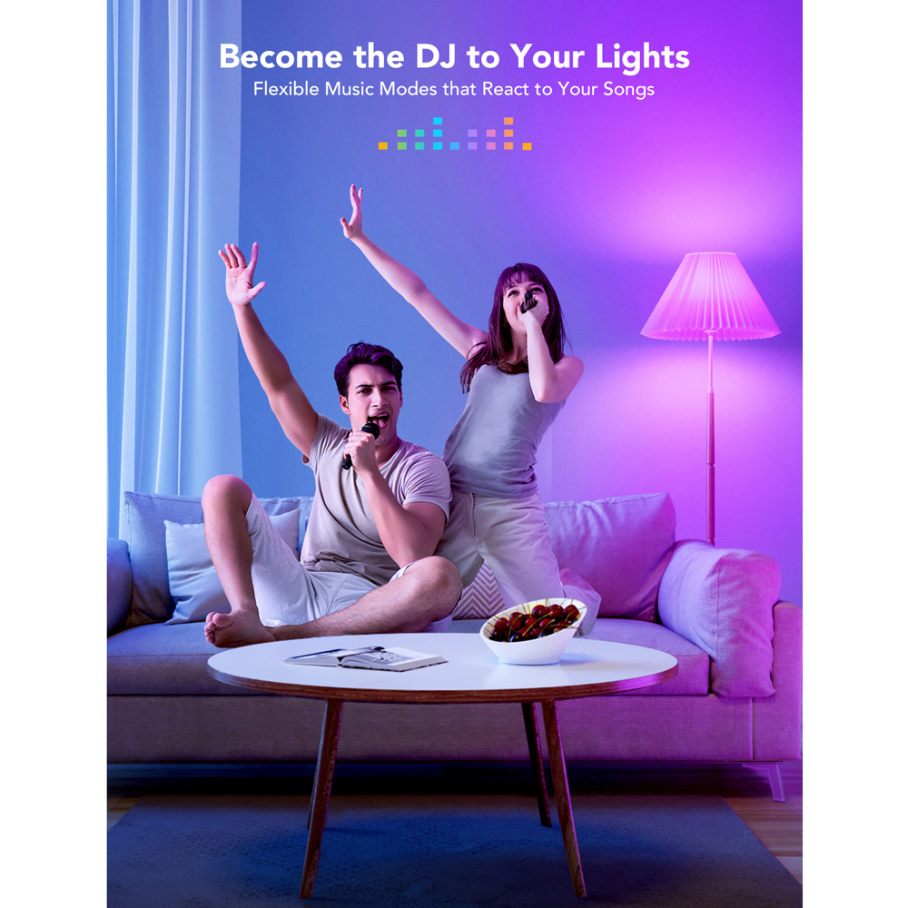 Govee RGBWW E27 Smart LED Bulb 2 Pack Image 7