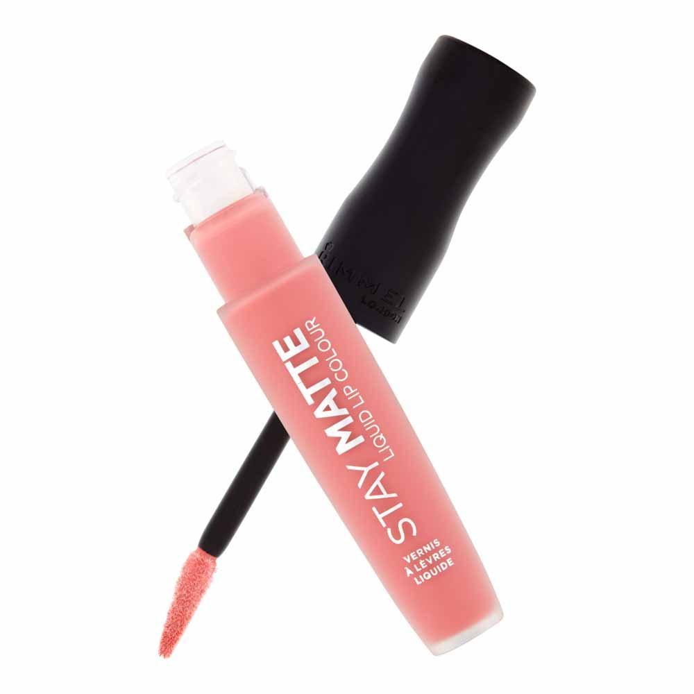 Rimmel Stay Matte Liquid Lip Colour Pink Blink Image 3