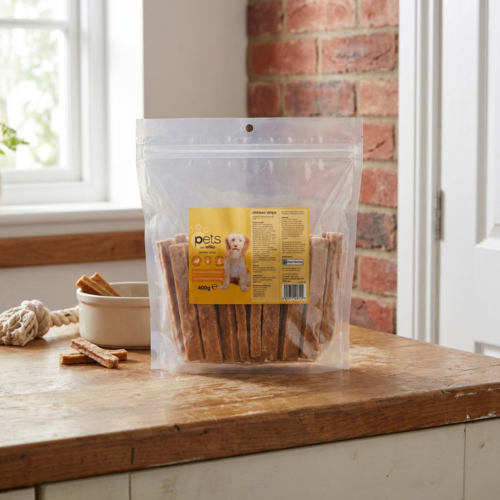 Wilko Value Pack Chicken Strips Dog Treats 400g Image 2