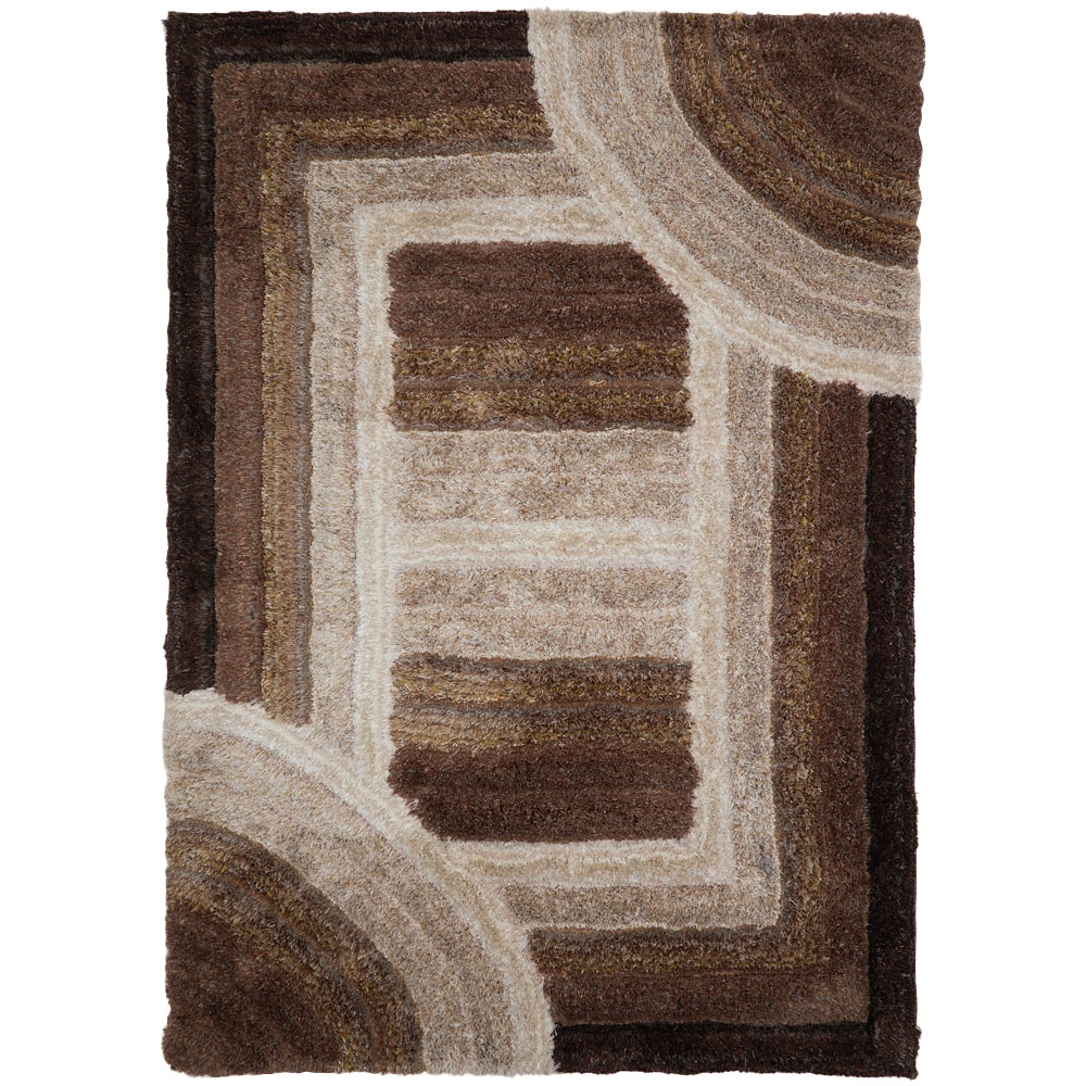 DS Living Trellis Latte Ultra Plush Rug 160 x 230cm Image 1