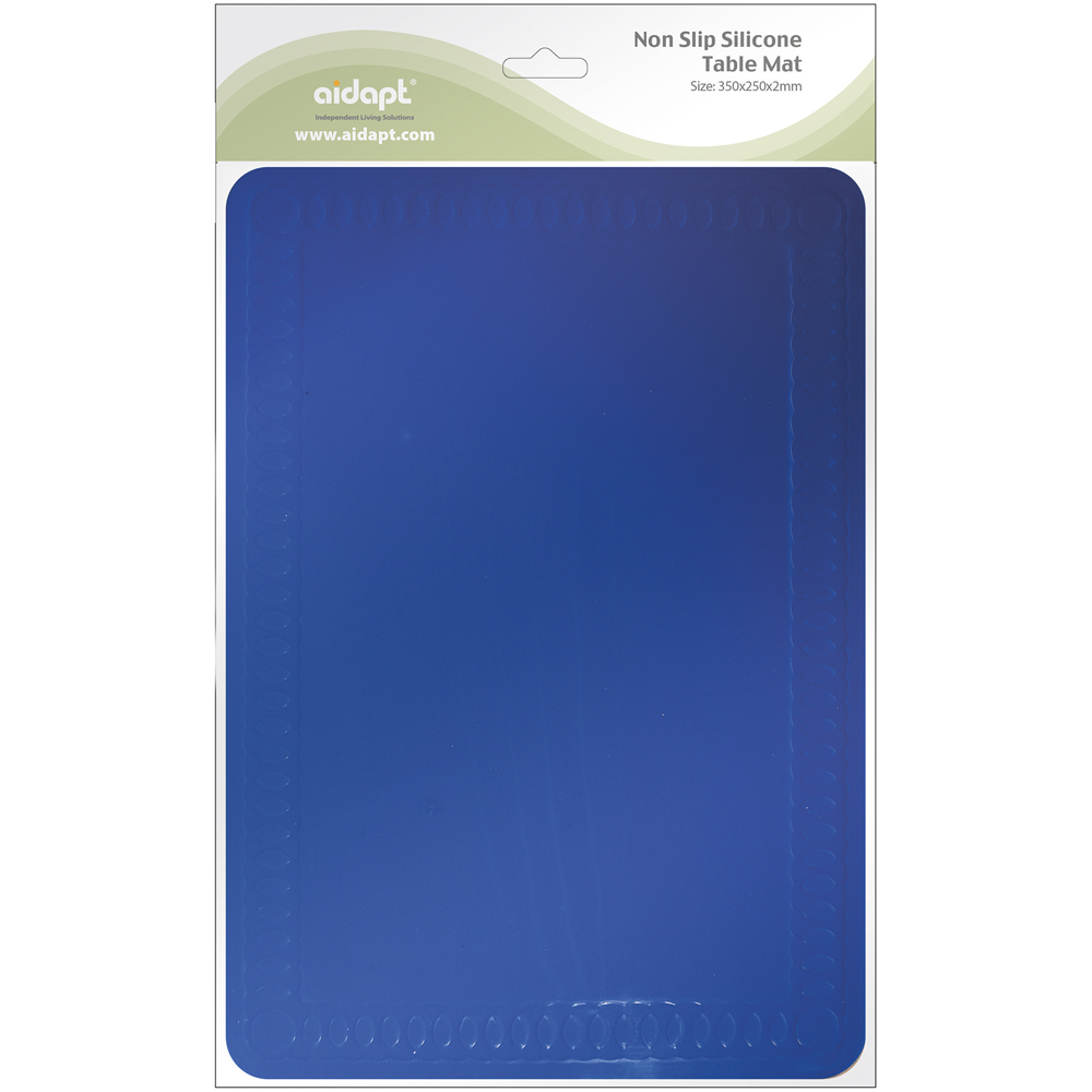 Aidapt Blue Anti Slip Silicone Table Mat 35 x 25cm Image 3