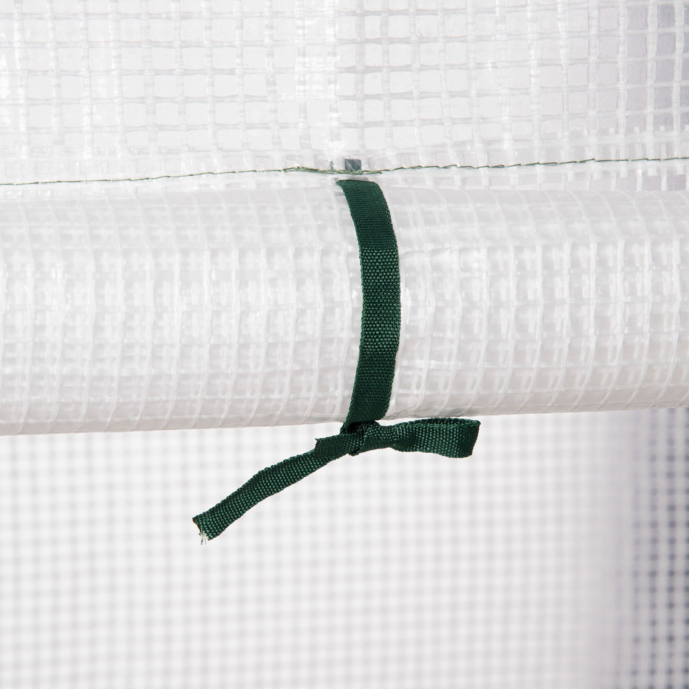 Outsunny White 4.7 x 2.4ft Portable Greenhouse Image 3