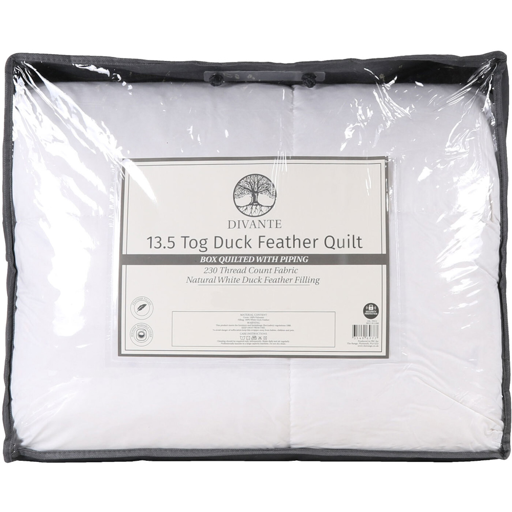 Divante King Size Duck Feather Quilt 13.5 Tog Image
