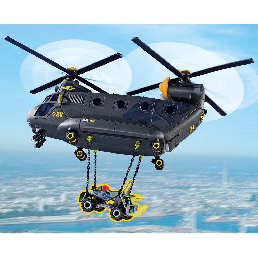 Playmobil Tactical Unit Rescue Aircraft Playset 117 Piece Image 5