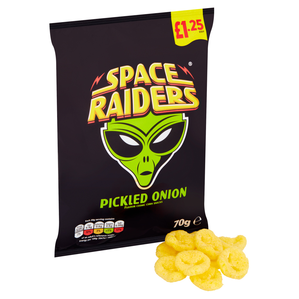 Space Raiders Pickled Onion 70g Image 2