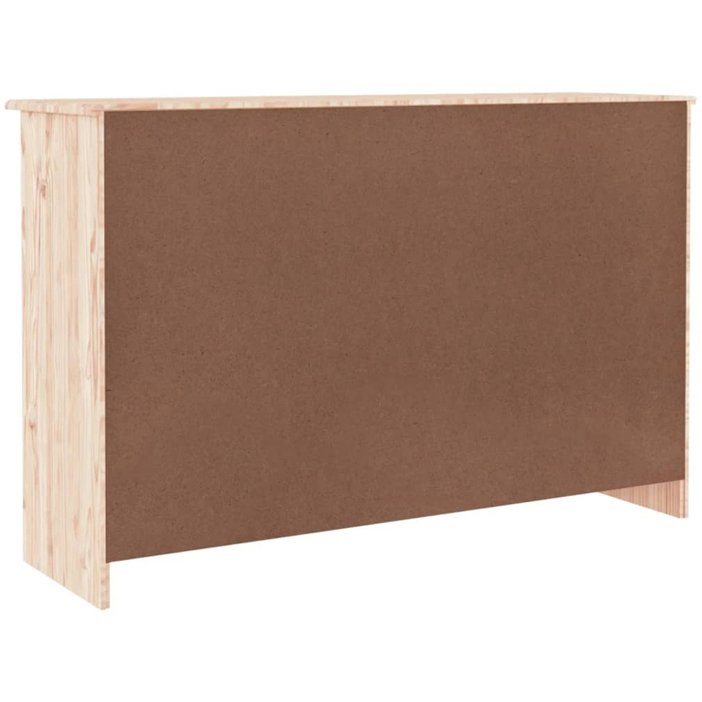 vidaXL Alta 7 Drawer Natural Solid Pine Wood Chest of Drawers Image 6