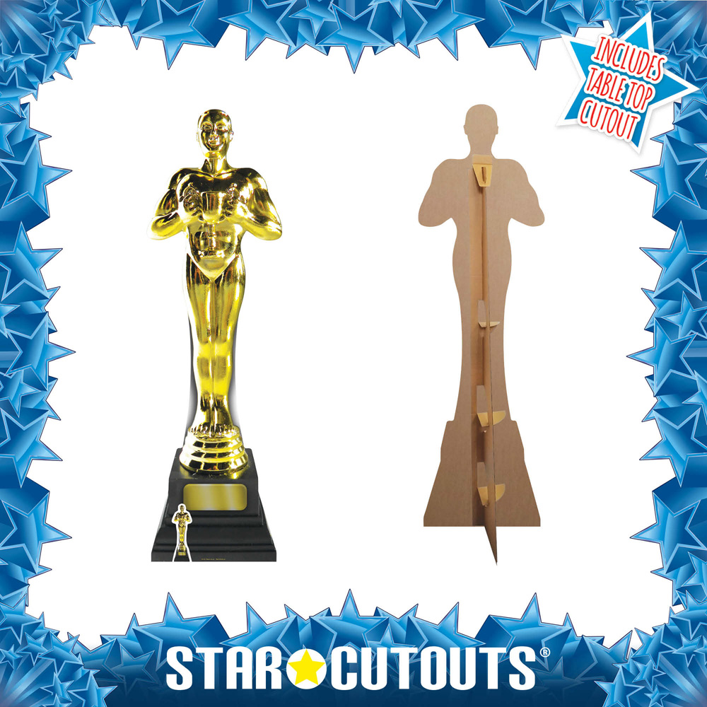 Star Cutouts Golden Award Cardboard Cutout 6ft Image 4