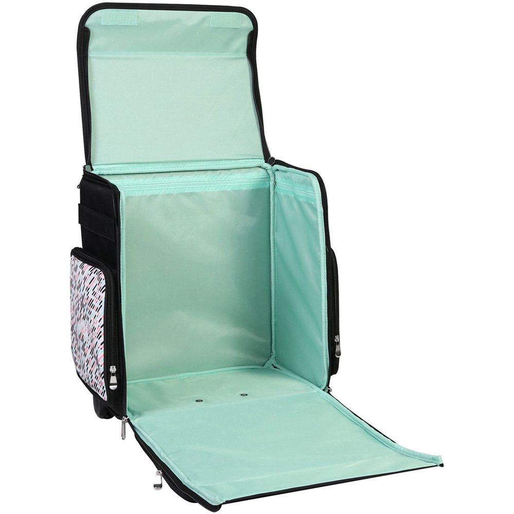 Everything Mary EVM12777-1 Pill Print Collapsible Rolling Tote Trolley Bag 36.2 x 22.2 x 39.4cm Image 4