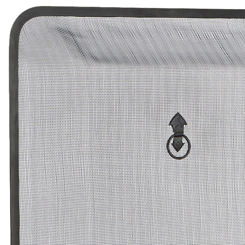 Inglenook Fireside Black Square Fireplace Guard Image 2