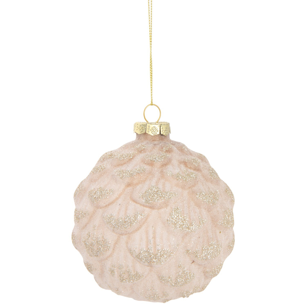 Frosted Winter Mocha Bauble Image 4