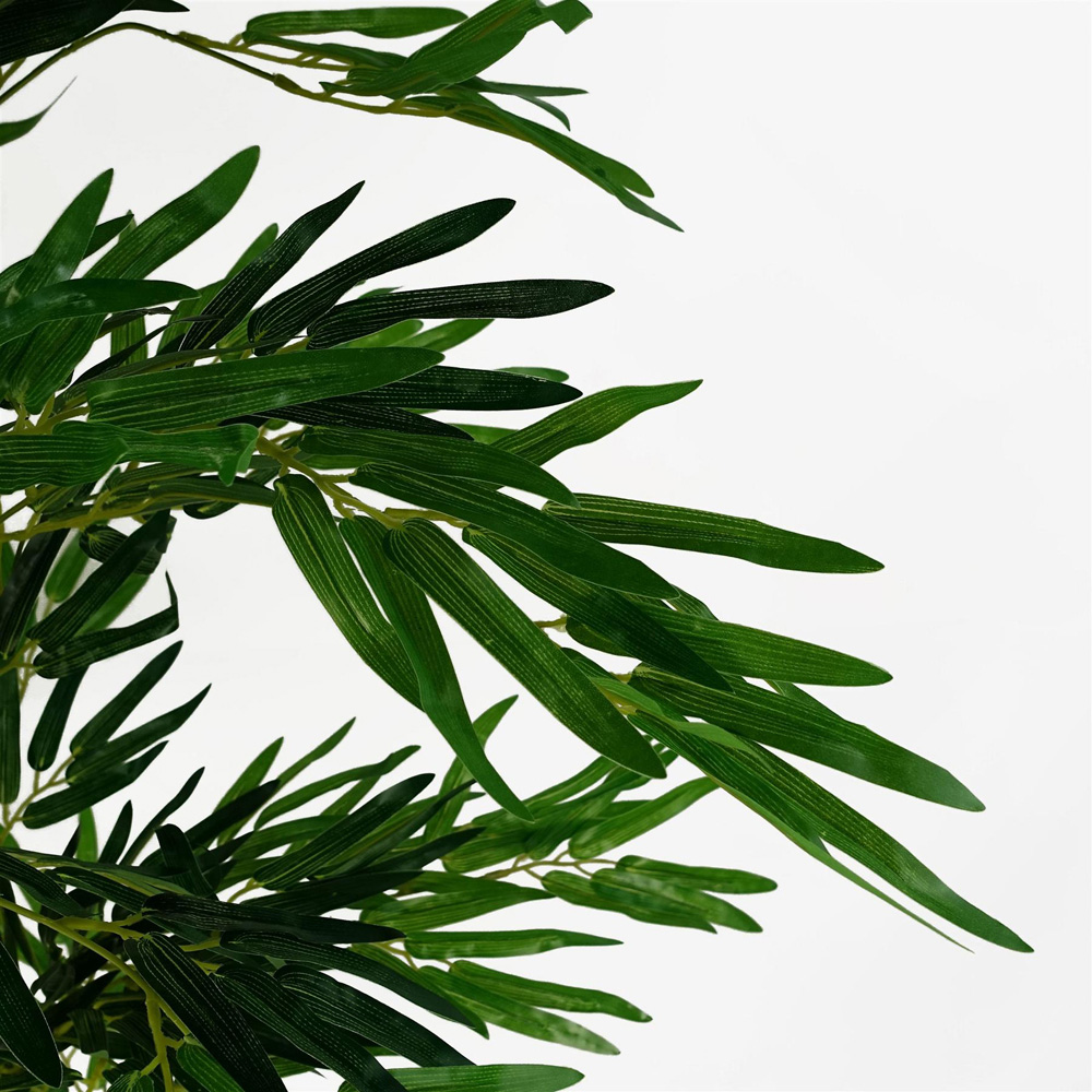Leaf Green Bamboo Artificial Plant in Pot 5ft Image 3