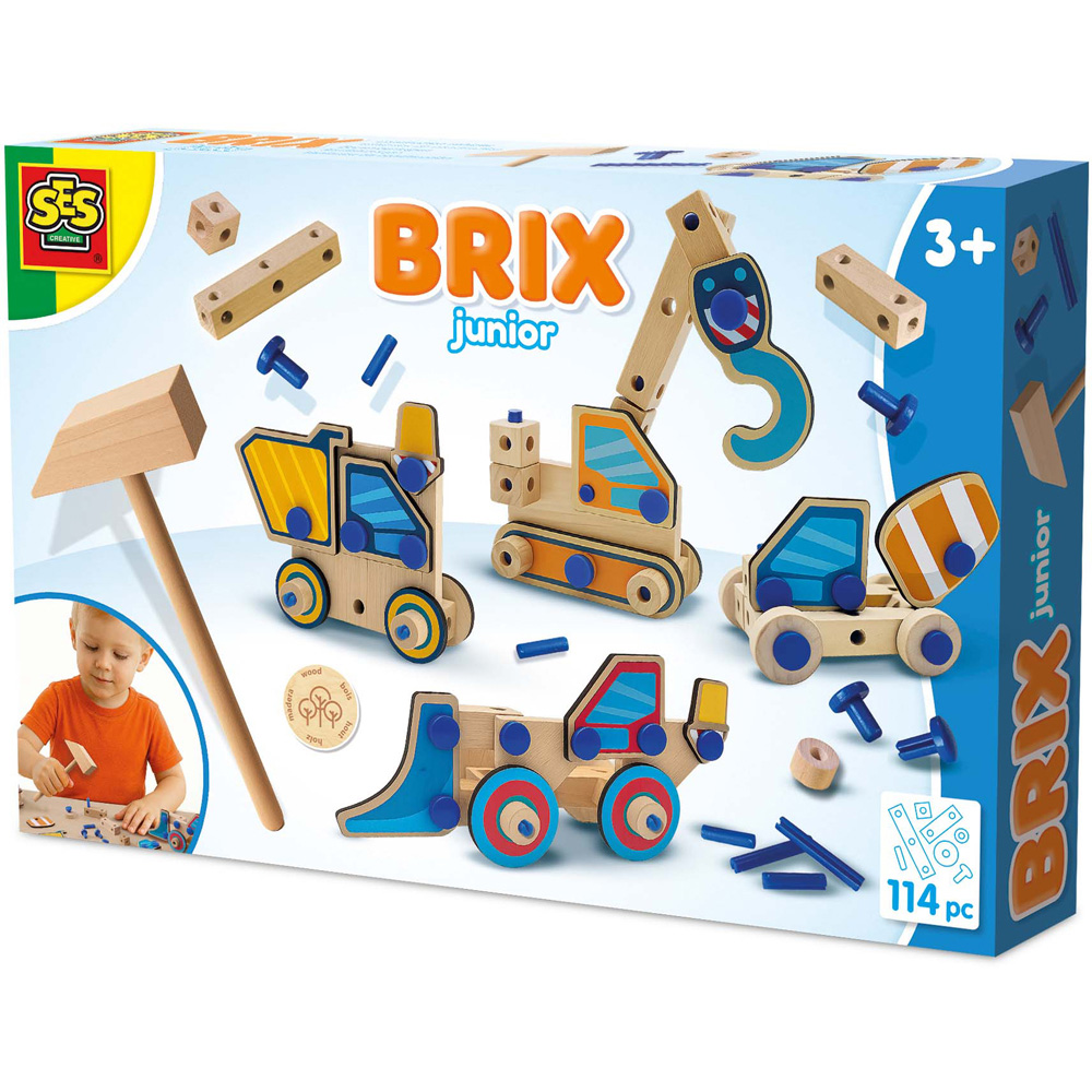 SES Creative Brix Junior Vehicles Building Set Image 1