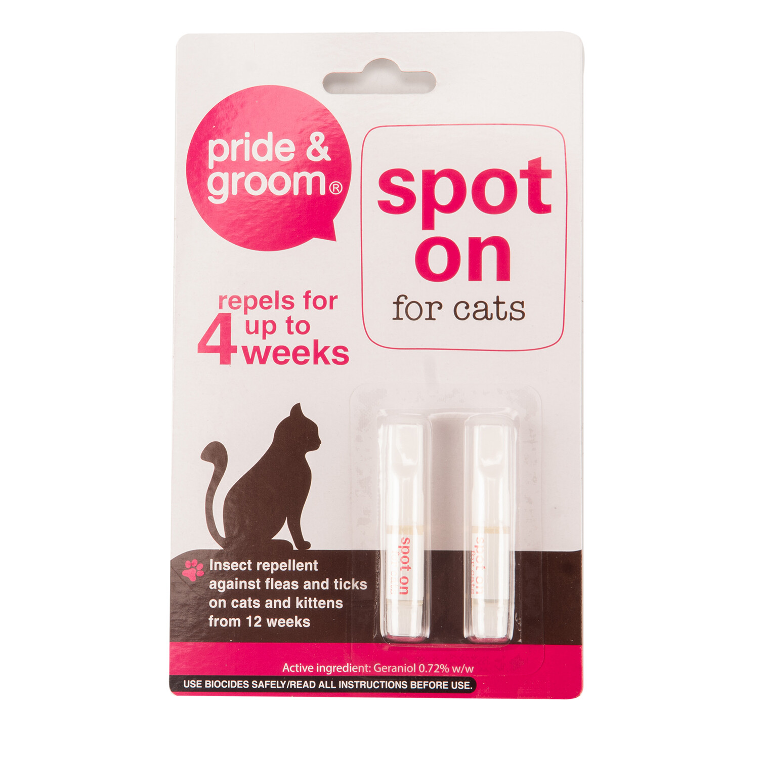 Pride & Groom Cat Spot On 2 Pack Image