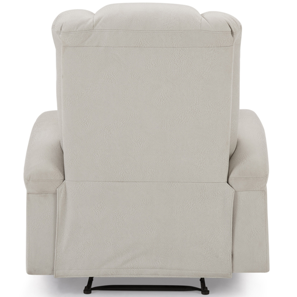 Home Detail Hannah Single Seater Light Grey Air Leather Electric Recliner Sofa Image 4