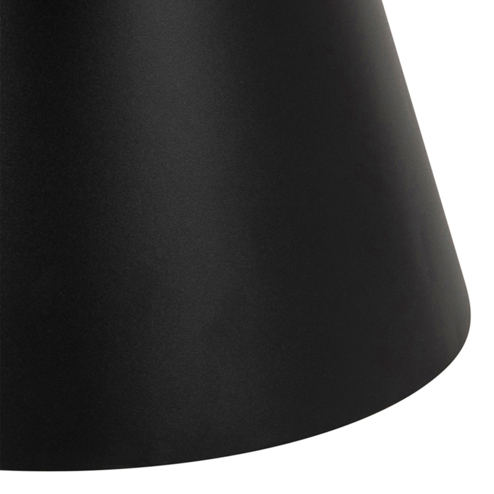 Florence Soli Round Black Ceramic Low Coffee Table Image 4