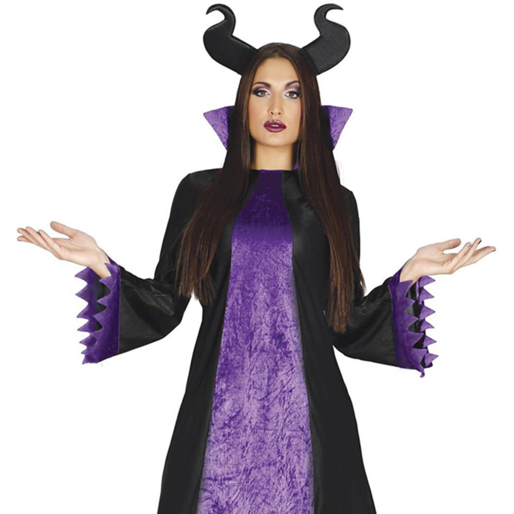 Fiestas Guirca Adult Dark Fairy Black and Lilac Halloween Costume Medium Image 3