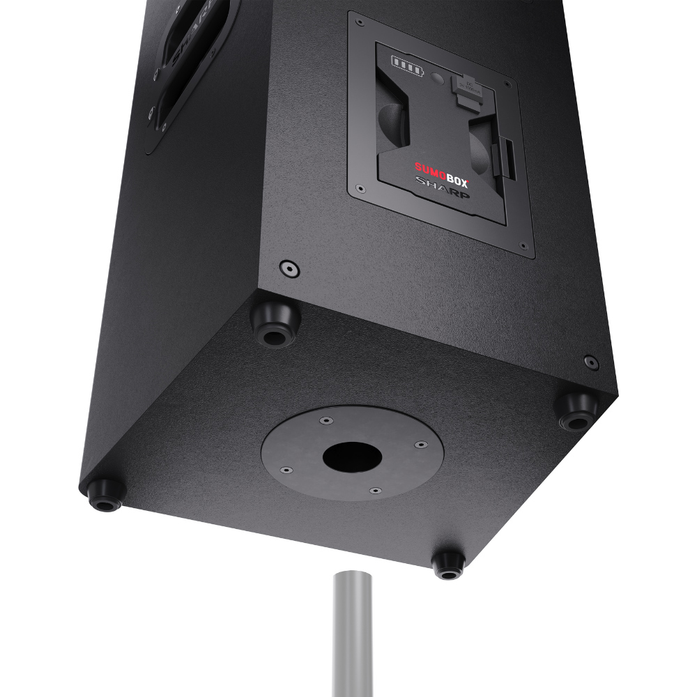 Sharp Black Sumobox Portable Speaker 120W Image 8