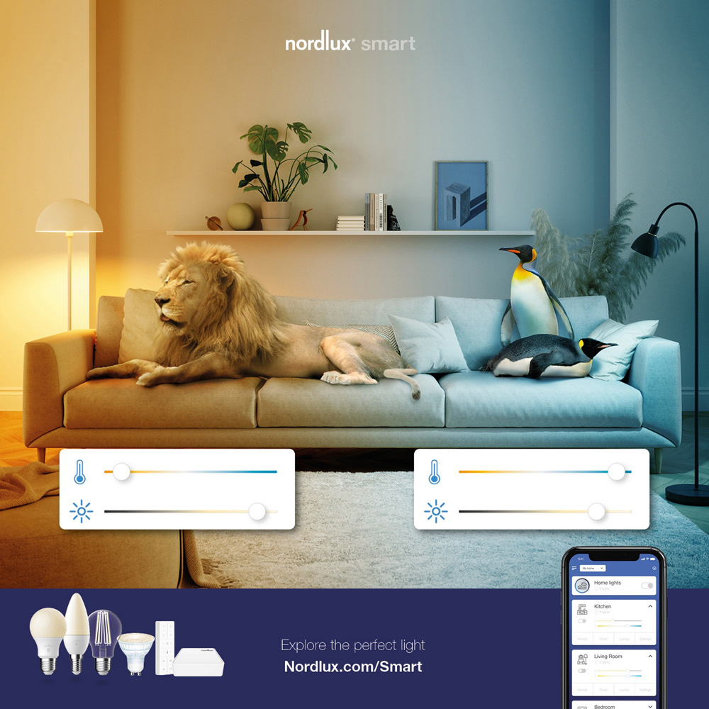 Nordlux Dorado Smart Brushed Nickel Downlight Image 6
