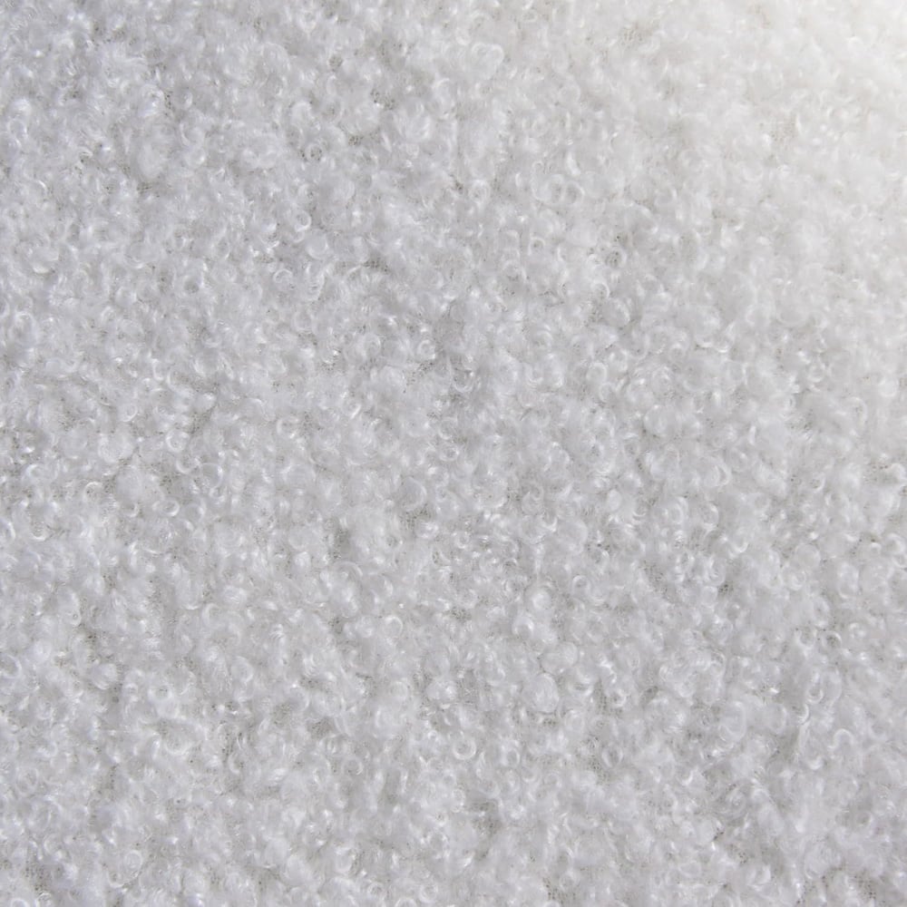 Home Treats Small Double Boucle and White Plush Ottoman Storage Bed Image 5