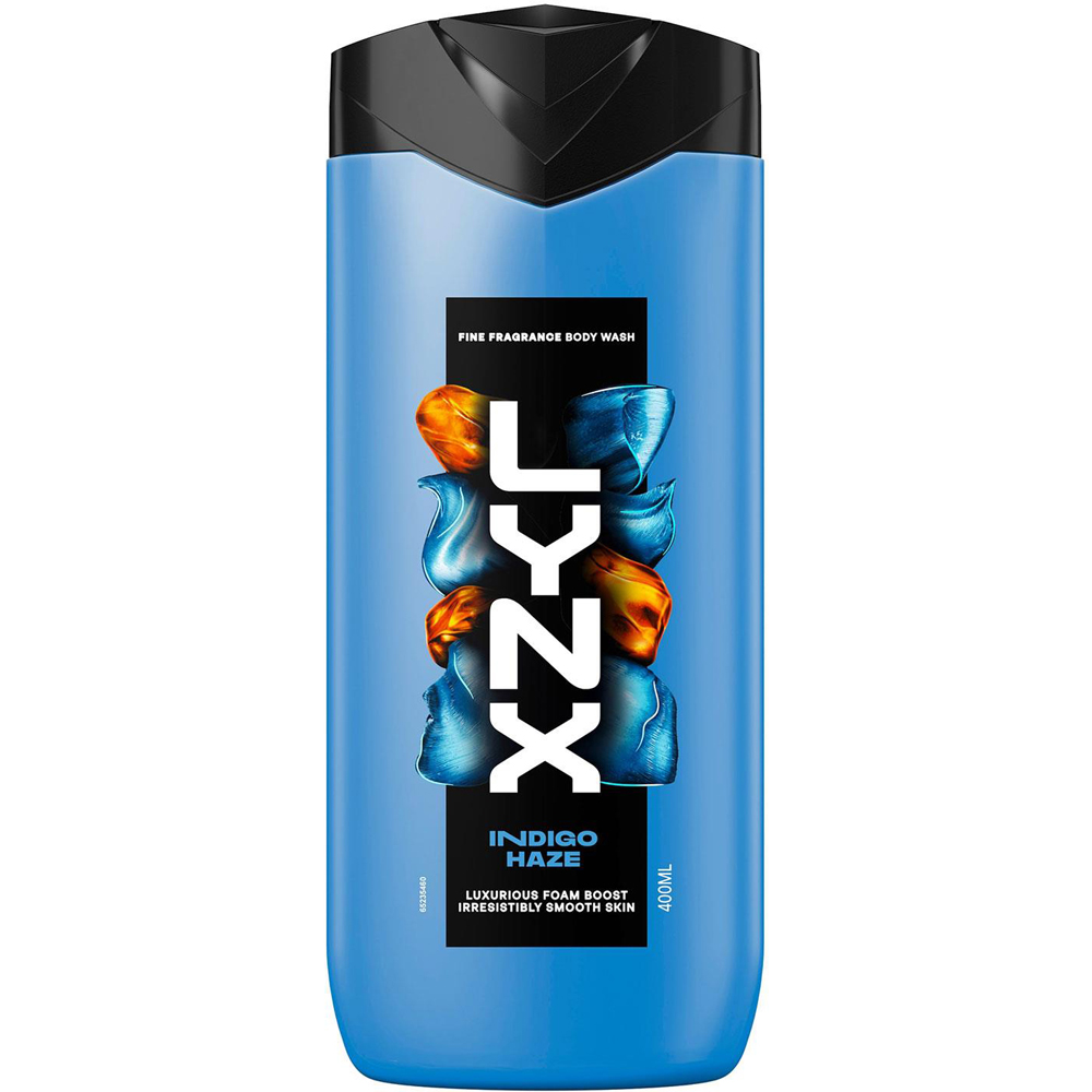 Lynx Fine Fragrance Indigo Haze Premium Scent Lavender Musk Body Wash 400ml 6 Pack Image 2