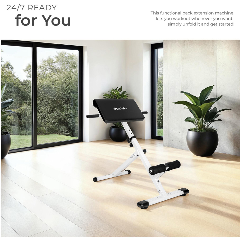 tectake Coleman Foldable Hyper Back Extension Bench Image 4