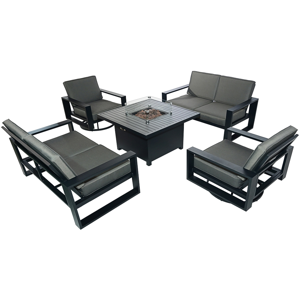 Furniture One 8 Seater Aluminium Garden Dining Set Image 3