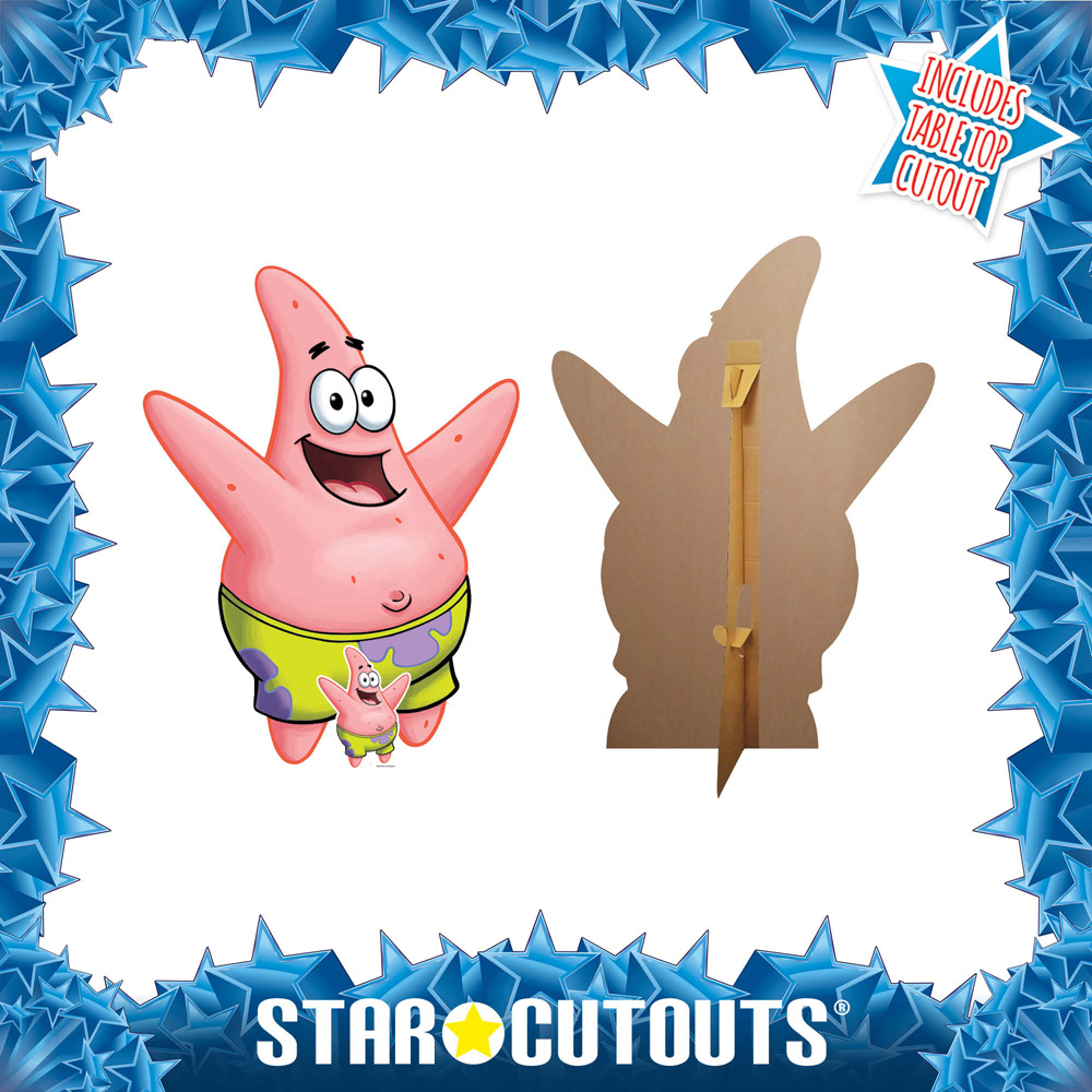 Star Cutouts Patrick Star Cardboard Cutout 4ft Image 4
