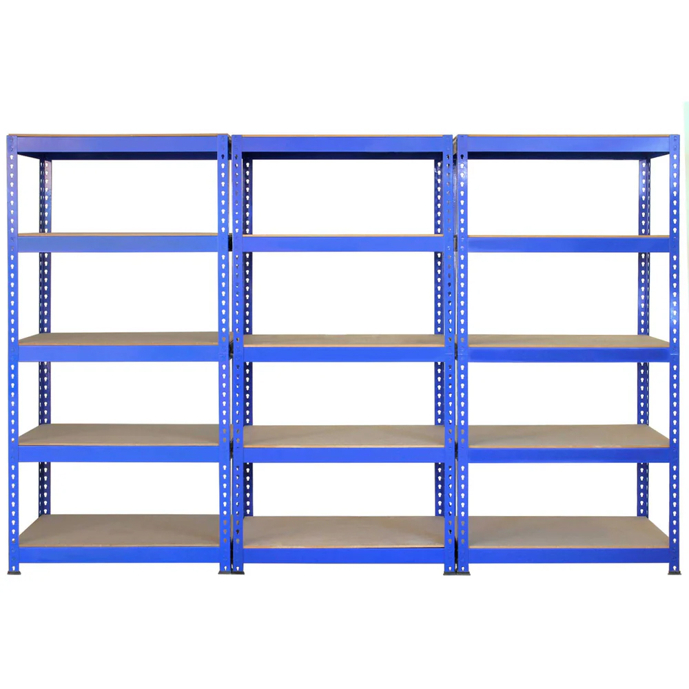 Monster Shop Q-Rax Blue Metal Racking Units 182.5 x 90 x 50cm 10 Pack Image 6